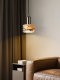 Bedside Pendant Light with Italian Minimalist High-End Feel, Bulgari Bedroom Hanging Light, Adjustable Height, Entryway Decoration, Zhongshan Lighting Fixtures