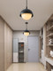 Aisle Corridor Light, Nordic Creative Entrance Ceiling Light, Cafe Balcony Cloakroom Glass Small Chandelier