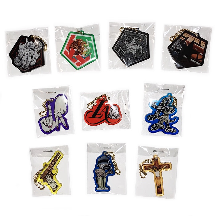 【In Stock】Chicano Tribal Tattoo Ink Keychain Keyring Pendant