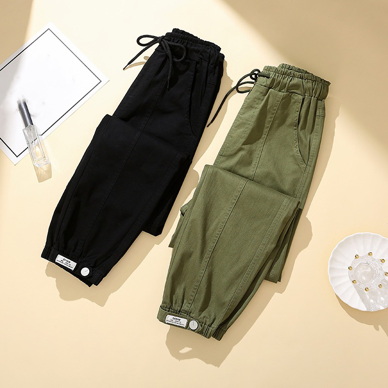 2026 Early Autumn New Plus-Size Women's Loose Casual Cargo Pants for Chubby Girls, Slimming Pants, Harem Pants 2026 Early Autumn New Plus-Size Women's Loose Casual Cargo Pants for Chubby Girls, Slimming Pants, Harem Pants