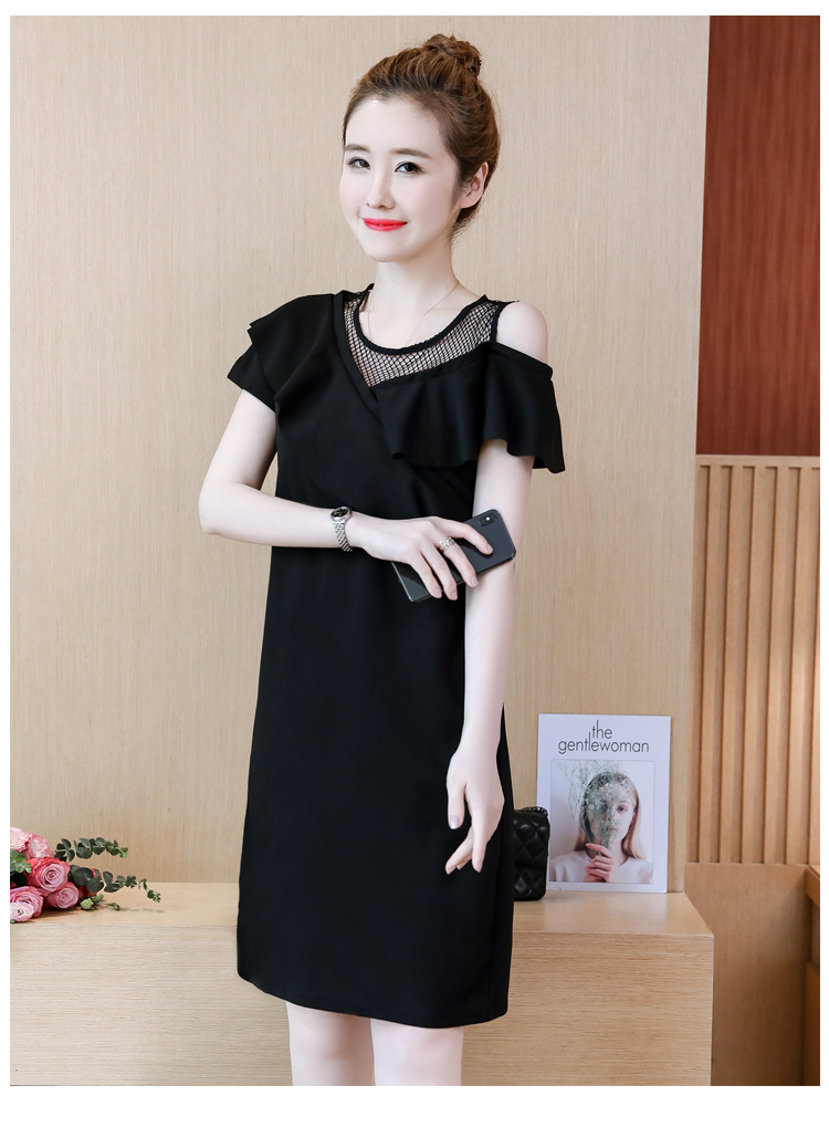 Quần lửng nữ size lớn 2018 hè buông lơi mới Hàn Quốc bụng ngắn tay áo thịt Tây Tạng quần áo thời trang nữ