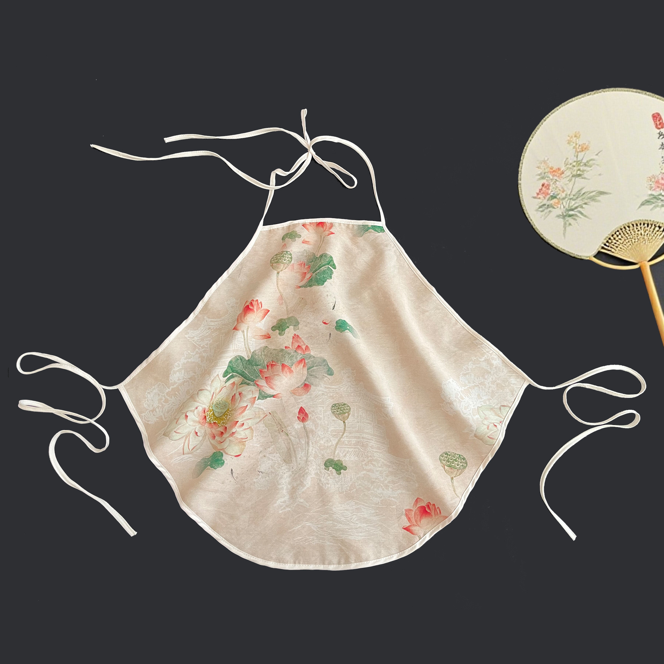 有没有人知道双层真丝苎麻古风女士肚兜新中式汉服内搭性感肚兜不含化纤