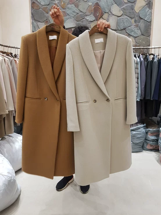 Шерстяное пальто, демисезонная длинная куртка, 2020, корейский стиль, oversize, увеличенная толщина, средняя длина