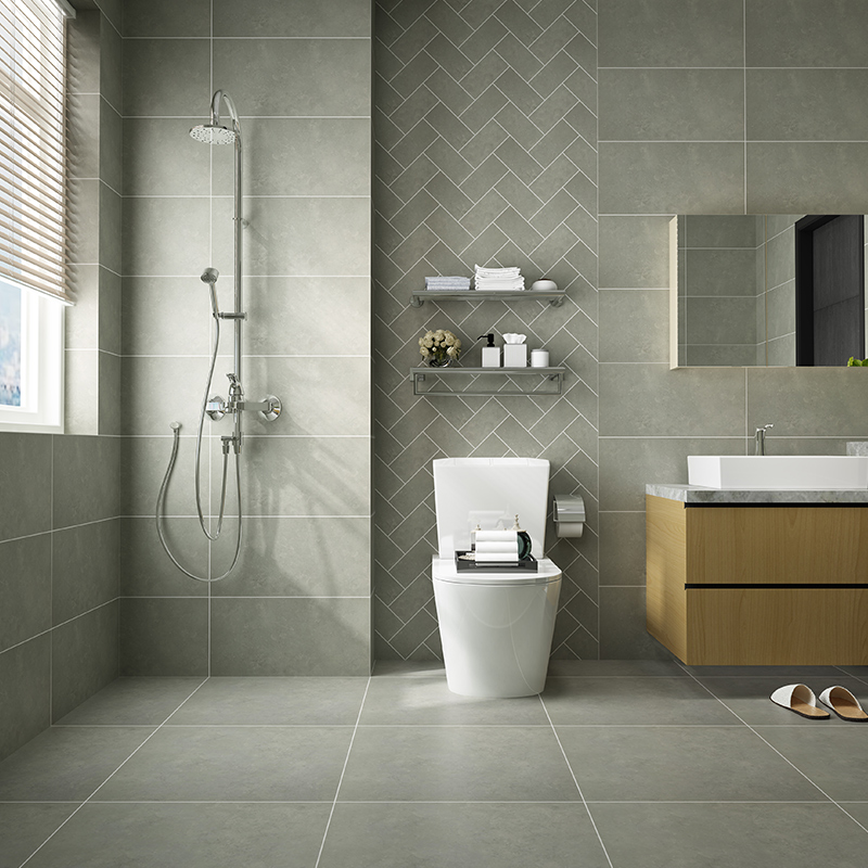 Hudson tiles Gray antique tiles 300x600 wall tiles Bathroom Balcony floor tiles wear-resistant non-slip Paris impression