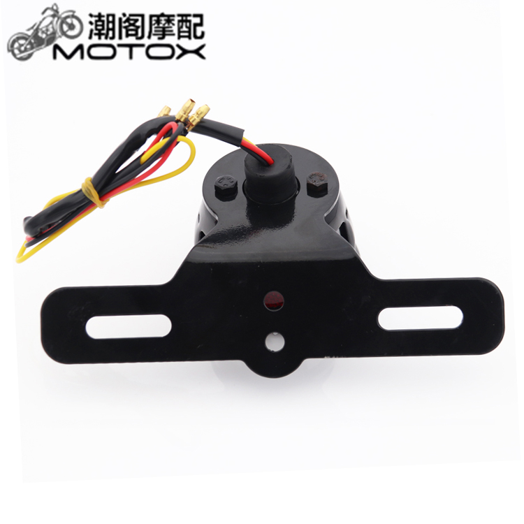 Phụ kiện xe máy Harley Cruise Prince xe sửa đổi retro kim loại phía sau đèn hậu đèn phanh tấm giấy phép phanh đèn hậu đèn hậu xe máy