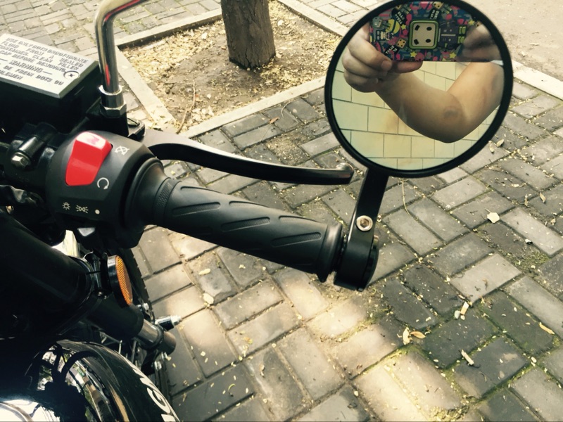 Retro xe máy sửa đổi chất lượng cao CNC cà phê cafe racer gương chiếu hậu gương tay lái gương chiếu hậu kính xe máy