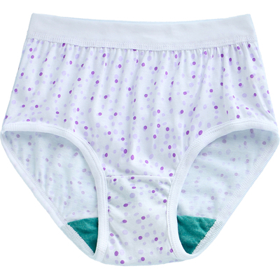 ab内裤女士纯棉印花高腰妈咪裤中老年宽松大码宽腰三角短裤头0182