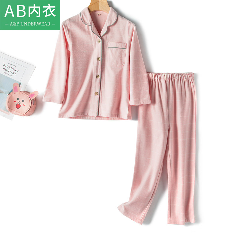AB pure cotton plaid casual home clothing