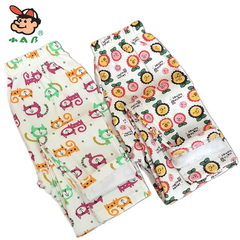 ab children's underwear single pair of pure cotton autumn and winter style girls student thickened coral velvet warm cotton wool pants T342