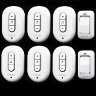 Chống nước tự tạo chuông cửa không dây tại nhà không dùng pin thông minh điều khiển từ xa điện tử đường dài 2 đến 6 chống nước chuông báo không dây chuông cửa không dây 2 chuông