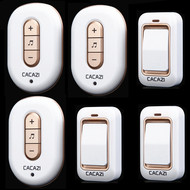 Chuông cửa không dây tự tạo chống nước không dùng pin điều khiển từ xa điện tử thông minh đường dài ba đến ba chống nước chuong bao dong khong day chuông báo khách không dây