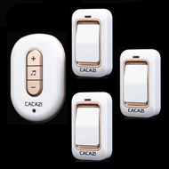 chuông cửa có dây panasonic Chuông cửa không dây tự tạo chống nước không dùng pin điều khiển từ xa điện tử thông minh đường dài ba trong một chống thấm nước chuông cửa không dây 2 chuông chuông cửa không dây