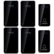 chuong cua khong day Chuông cửa tự tạo không dây hộ gia đình không dùng pin điều khiển từ xa điện tử đường dài 2 đến 4 chuông cửa chống nước chuông bấm cửa chuông cửa không dây không dùng pin