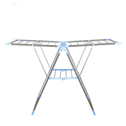 Towels frame on the floor folding mobile stainless steel drying frame hair frame hair hair shaft hair wash hair shop