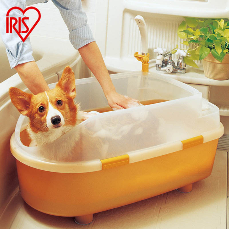 IRISIRIS small and medium pet bath dog cat bath dog bath tub bath tub modeling pool heightened