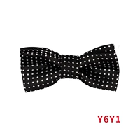 Черная галстук-бабочка