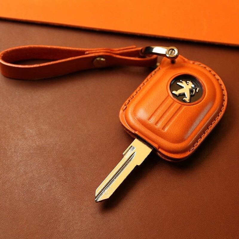 Peugeot Django Motorcycle Modification Django Boutique Leather Key Pack Key Cover KeyChain Pendant Personalized Customization