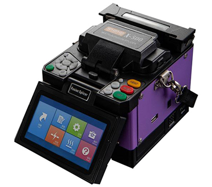 Phase and X-500 handheld multifunction fully automatic fiber-optic fusion machine Pitline optical cable jumper Bare Fiber Fusion machine