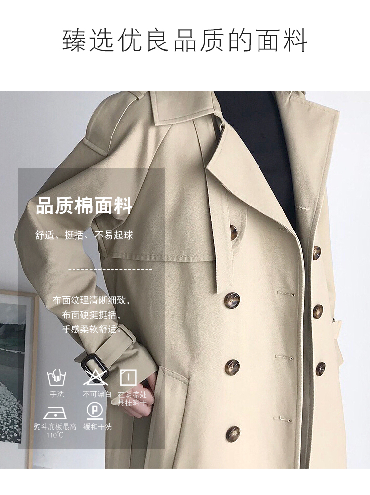 Trench pour femme en Coton en Coton - Ref 3225895 Image 9
