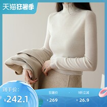 2019 autumn and winter Korean version of the very fairy base turtleneck sweater female pullover inside the Japanese college style M256
