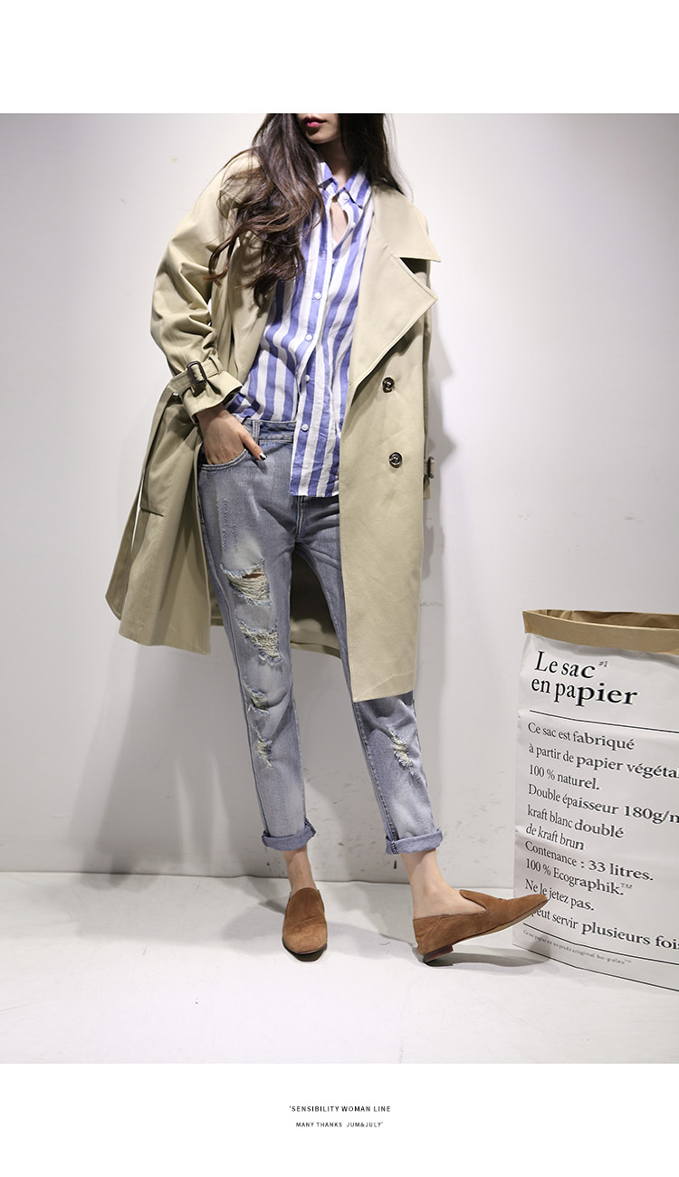 Trench pour femme en Coton - Ref 3227549 Image 25