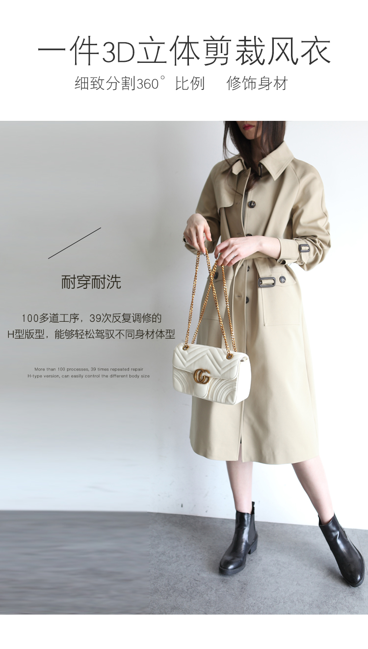 Trench pour femme en Coton - Ref 3225662 Image 11