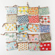 Square small pocket bag, small fresh cotton cloth, small floral fabric card bag, coin purse bag, female student coin bag