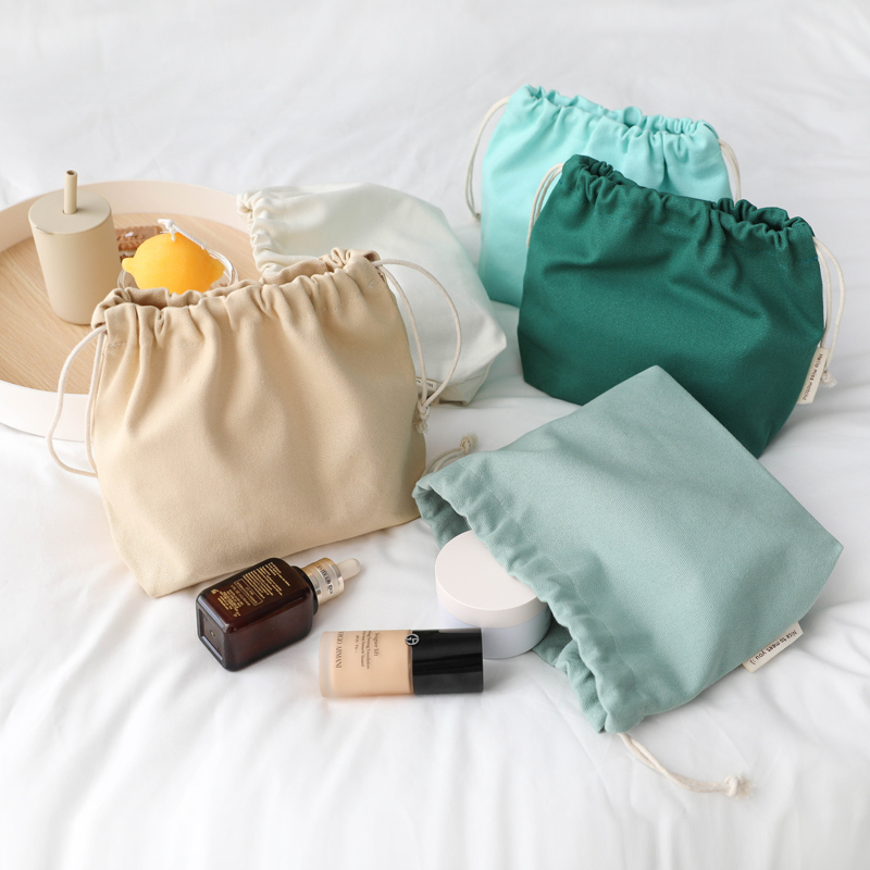 Medium-Sized Three-Dimensional Drawstring Bag for Women, Large Capacity, Drawstring Canvas Makeup Storage Bag, Dustproof Vegetable Basket Liner Bag Medium-Sized Three-Dimensional Drawstring Bag for Women, Large Capacity, Drawstring Canvas Makeup Storage Bag, Dustproof Vegetable Basket Liner Bag