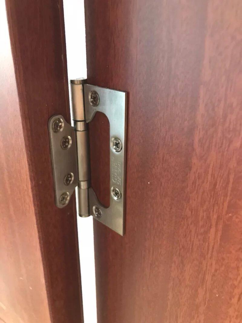 Open cloud primary-secondary hinge loose leaf 4-inch thickened stainless steel free-notched wooden door room door mute hinge Family modern