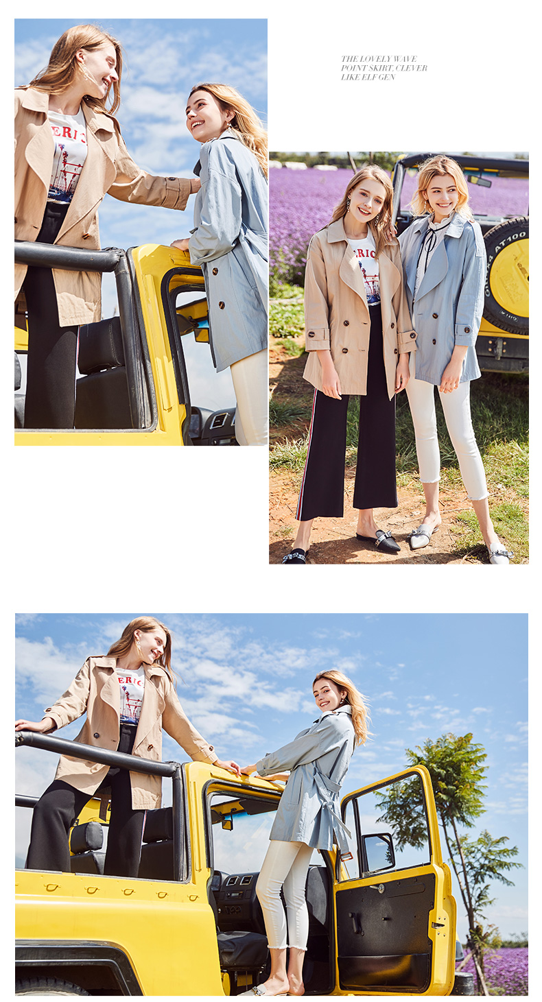 Trench pour femme en Coton - Ref 3226691 Image 24