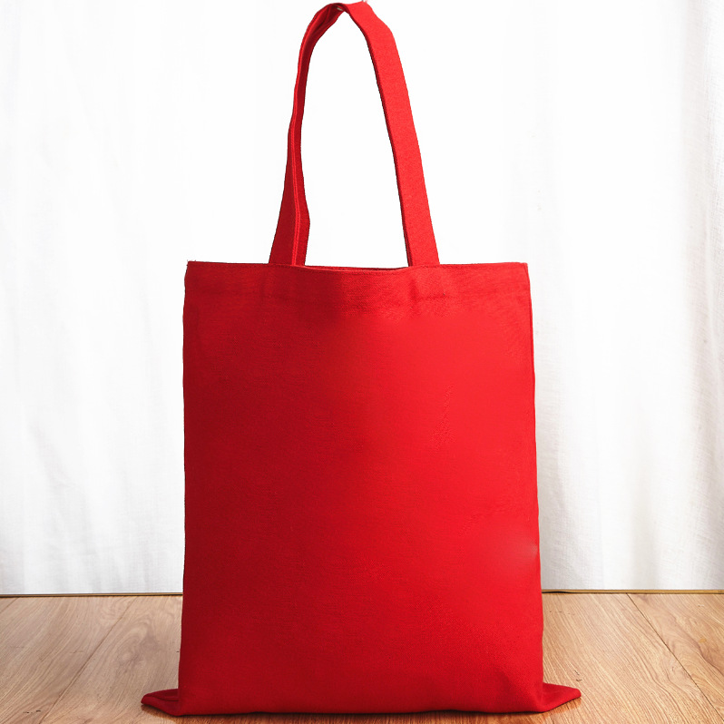Red festive canvas bag happy bag candy cotton bag lucky bag shoulder bag portable environmental protection canvas bag can be customized