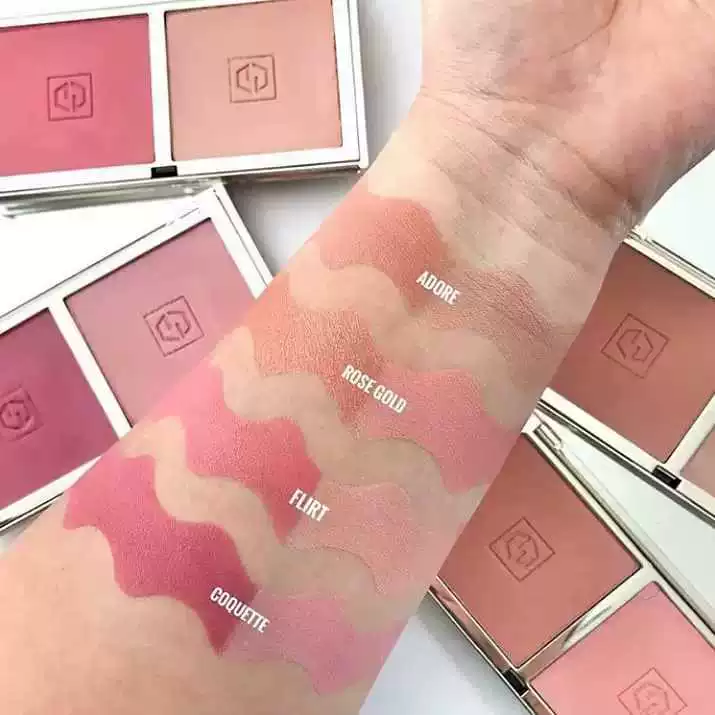 Jouer phiên bản giới hạn hai khay má hồng K chị em khuyên dùng Adore / Coquette - Blush / Cochineal