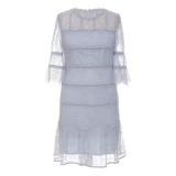 季候风 Кружевной короткий мегафон, платье с рукавами, облегающий крой