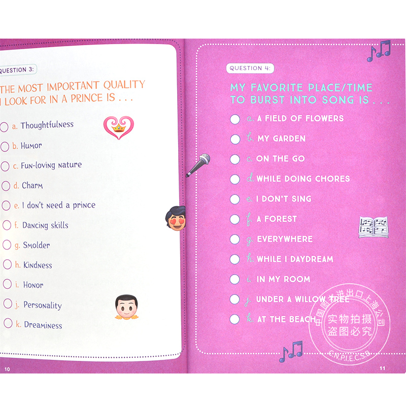 英文原版迪士尼顏文字讓你的世界迪士尼化平裝disney Emoji Questions And Quizzes 露天拍賣