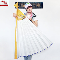 Shanyue new DIY blank fan COS props big Fan calligraphy painting rice paper hanging fan custom ancient style decorative fan