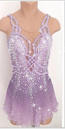 Figure Skating Art Gymnastics Performance Suit Children Adults Training Girls Rhythmic Gymnastics with Ice Skirt Sports Dress 51