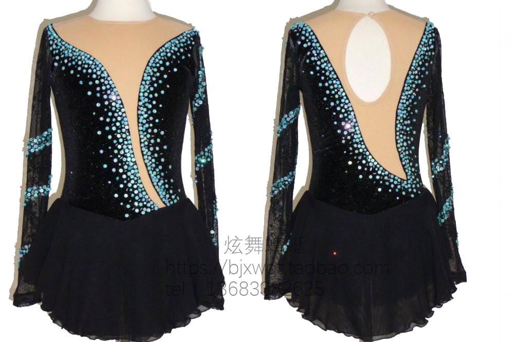 Figure Skating Suit Art Gymnastics Suit Performance Suit of Ice Rhythmic Gymnastics Rhythmic Gymnastics Performance Sportswear Skating Dress