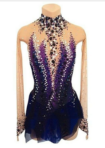 Figure skating Art Gymnastics performance Children's adult training clothes Rhythmic Gymnastics with Ice Skirt Sports Dress 78