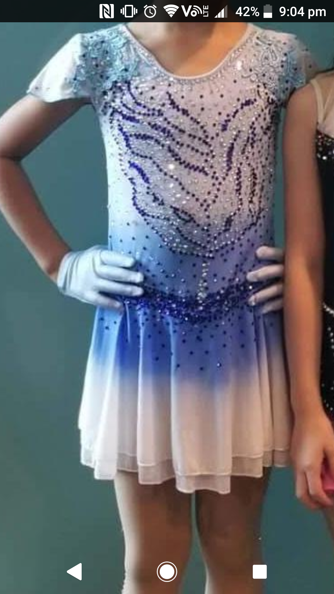 Figure skating rhythmic gymnastics performance clothing children's adult training clothing children's rhythmic gymnastics ice skirt sports skirt 76