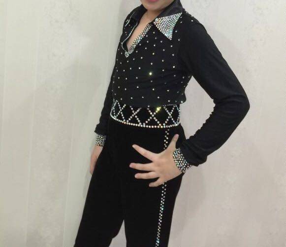 Figure Skating Uniform Art Gymnastics Suit Skating Performance Clothing with Ice Rhythmic Gymnastics Rhythmic Gymnastics Performance Sportswear HB41