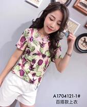 End-of-season clearance womens ouhan station Korea SANER1704121-1 coat 170508