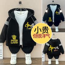 Boys autumn coat 2021 new childrens clothing children Spring and Autumn zipper shirt small children baby boy foreign tide tide