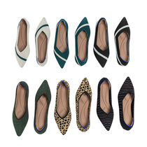 Princely shoes coals with pointy light mouth braided black single shoes one foot pedal sloth shoes pregnant woman breathable comfort flat bottom shoes