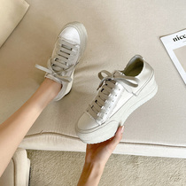 Triple Cat Uncles Thick Bottom Muffins Fashion Casual Shoes Retro Dirty Shoes Board Shoes Spain Small Crowdsatin Small White Shoes