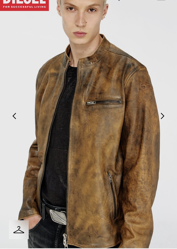 Italian Royal Denim/Ds Oil Men's Goat Leather Leather Jacket/Leather Coat Italian Royal Denim/Ds Oil Men's Goat Leather Leather Jacket/Leather Coat