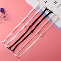 Lingerie with crossed thin bra strap bra invisible shoulder strap accessories female one-character collar beautiful back strap Joker can be exposed