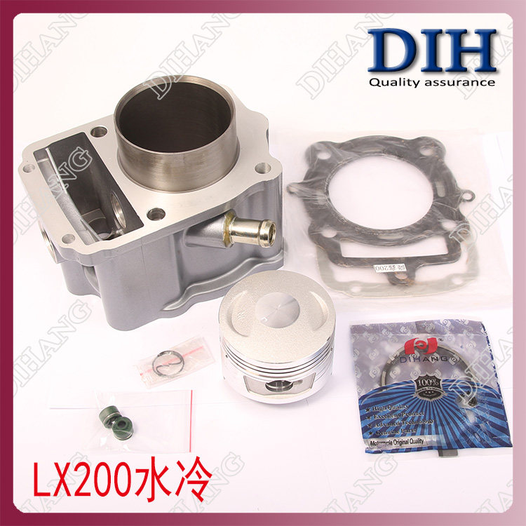 Lungxin CG200 Tricycle Motorcycle Water Cooling Cylinder combined LX200CM3 cylinder piston ring middle cylinder