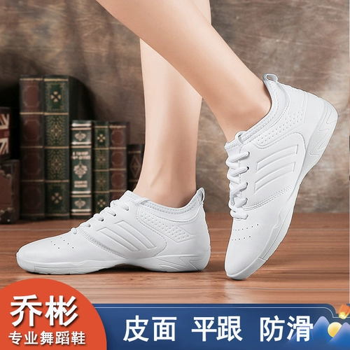 Спортивная обувь, танцующие белые туфли, осенняя, мягкая подошва