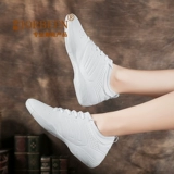Спортивная обувь, танцующие белые туфли, осенняя, мягкая подошва