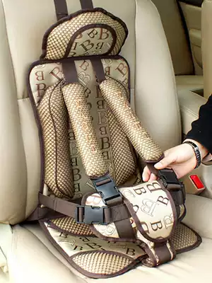 Child safety seat Car 0-12 years old Portable simple baby child car seat belt universal strap